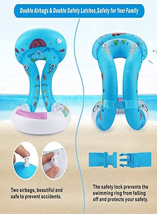 kesig® Inflatable Swimming Arm Ring for Adults and Children | Delux Swim Vest | Multi Color | L | Size - Image 4